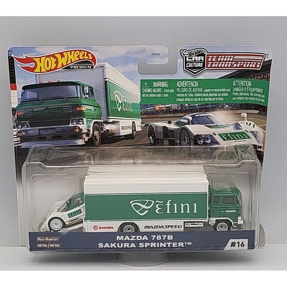 Hot Wheels Car Culture Team Transport 16 Mazda 787B Sakura Sprinter GJT36-4B10